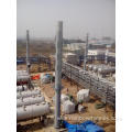 Power plant steel industrial chimney